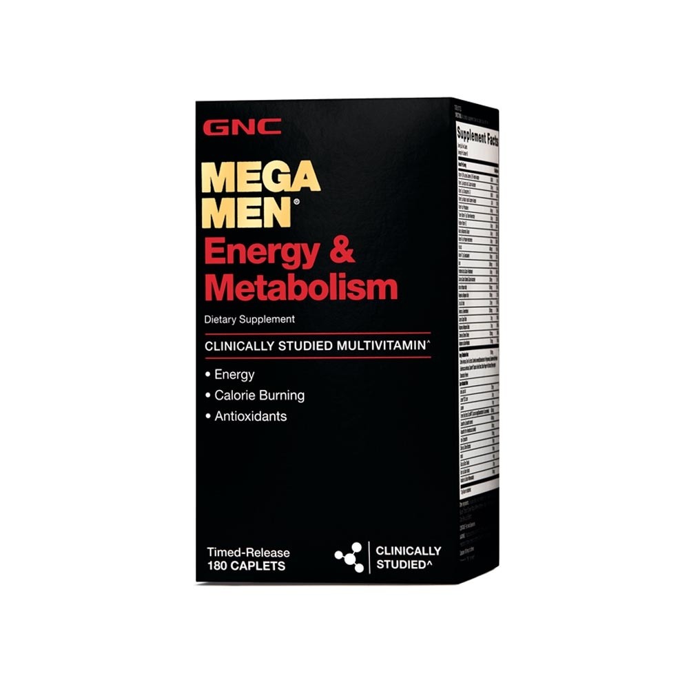 Gnc Mega Men Energy & Metabolism Multivitamínico - 180 Capsulas