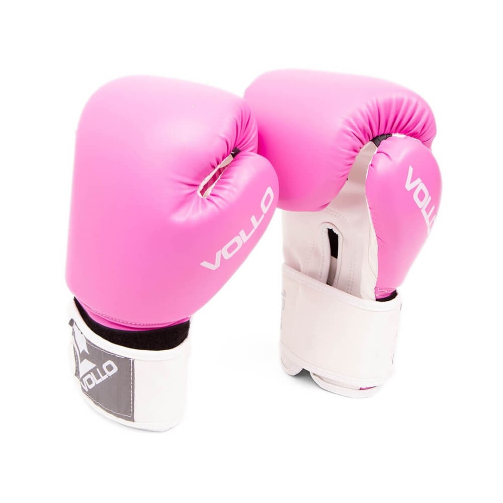 Luvas de Boxe Combat Vollo Sports Rosa 14 oz