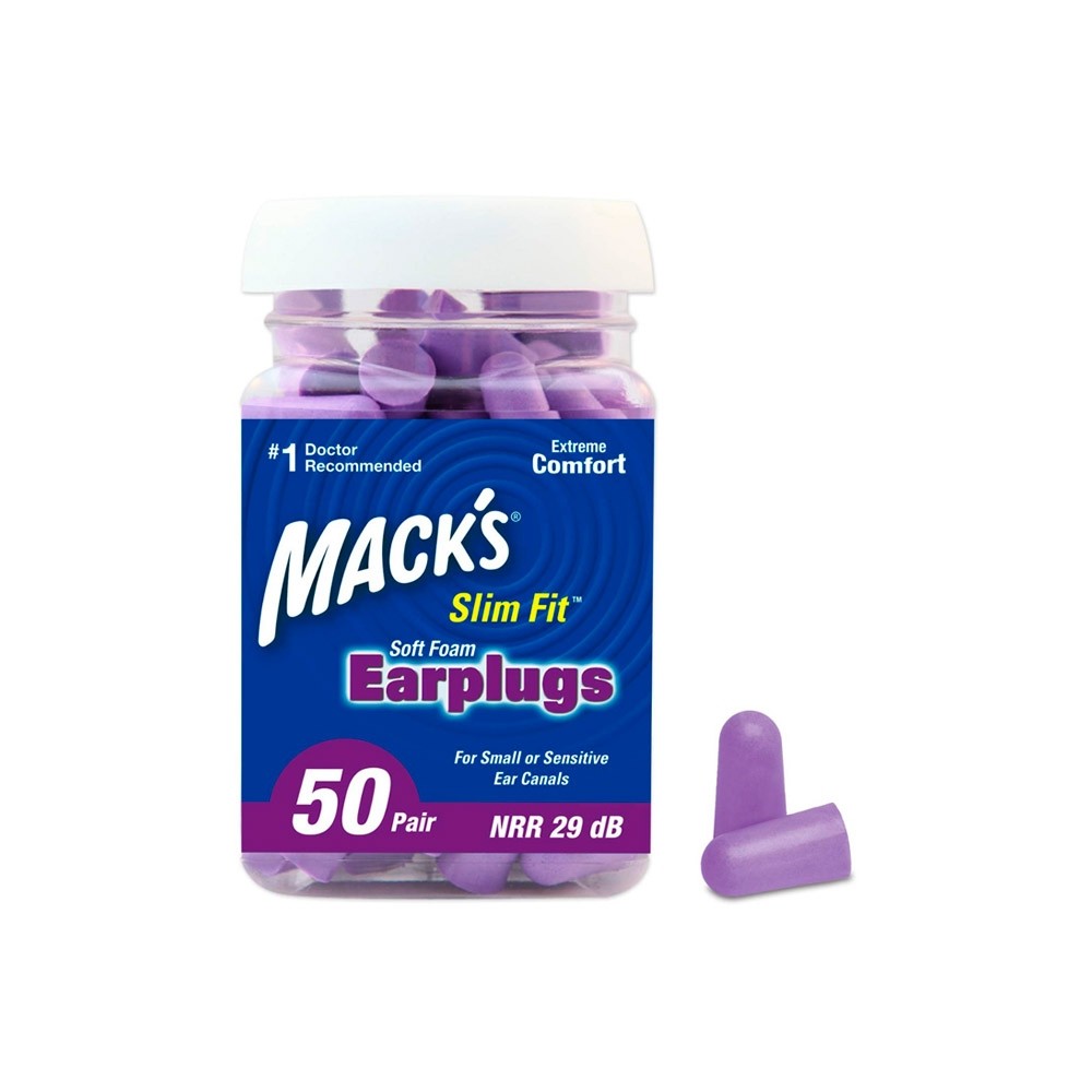 Protetor Auricular Mack's Earplug Slim Fit - 29db 50 Pares