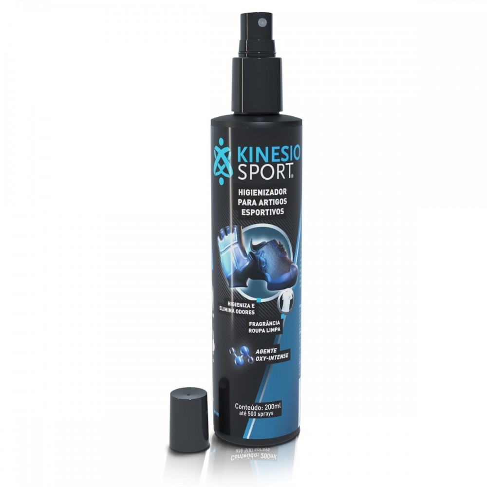 Spray Higienizador Anti-Odor Acessórios Esportivos 200ml - KinesioSport