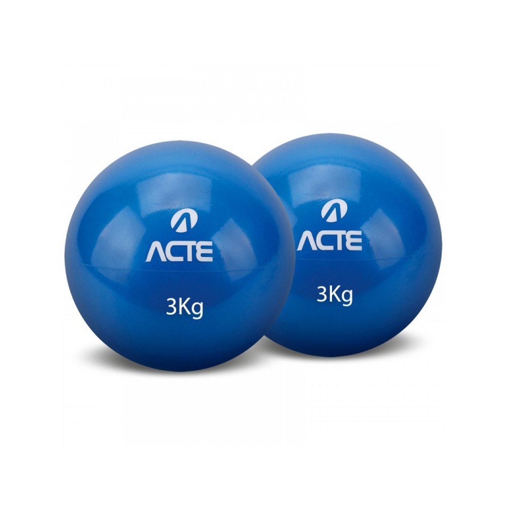 Par de Bolas Peso Heavy Tonning Ball 3kg - Acte Sports