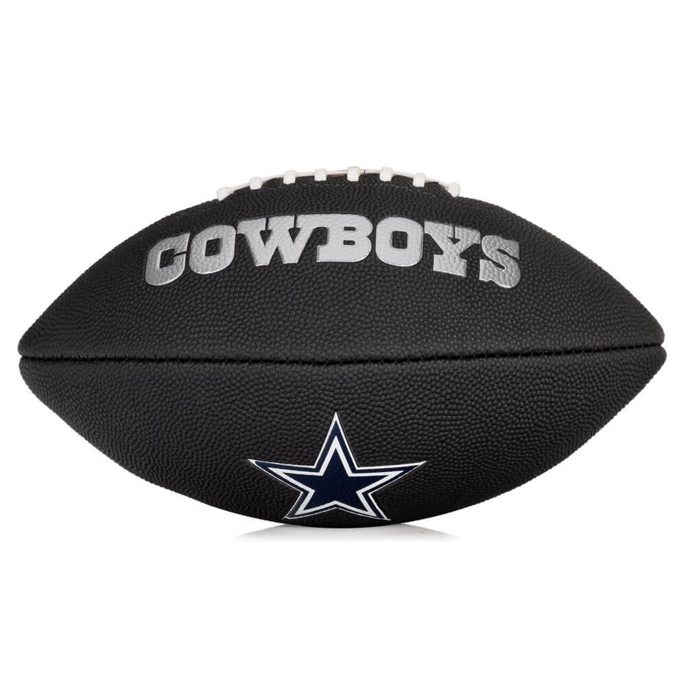 Bola de Futebol Americano NFL Team Logo Jr Dallas Cowboys - Edition Black - Wilson