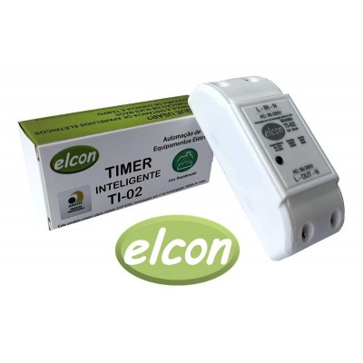 Timer Interruptor Liga Desliga Automatização App Wifi Elcon TI-02