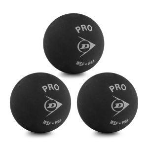 Bola de Squash Dunlop Revelation Pro Tubo com 3 Bolas
