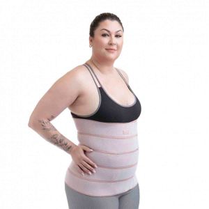 Faixa Elástica Abdominal 5 Gomos - G - Kestal