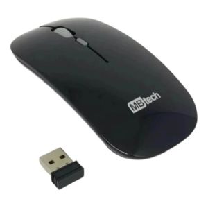 Mouse Óptico Sem Fio Recarregável - Silencioso Slim Usb 3.0